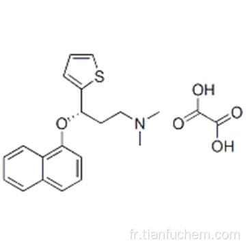 Oxalate de S - (+) - N, N-diméthyl-3- (1-naphtoxy) -3- (2-thiényl) -1-propylamine CAS 132335-47-8
